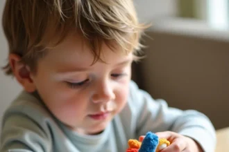Jouets sensoriels colorés pour aider à la concentration des enfants