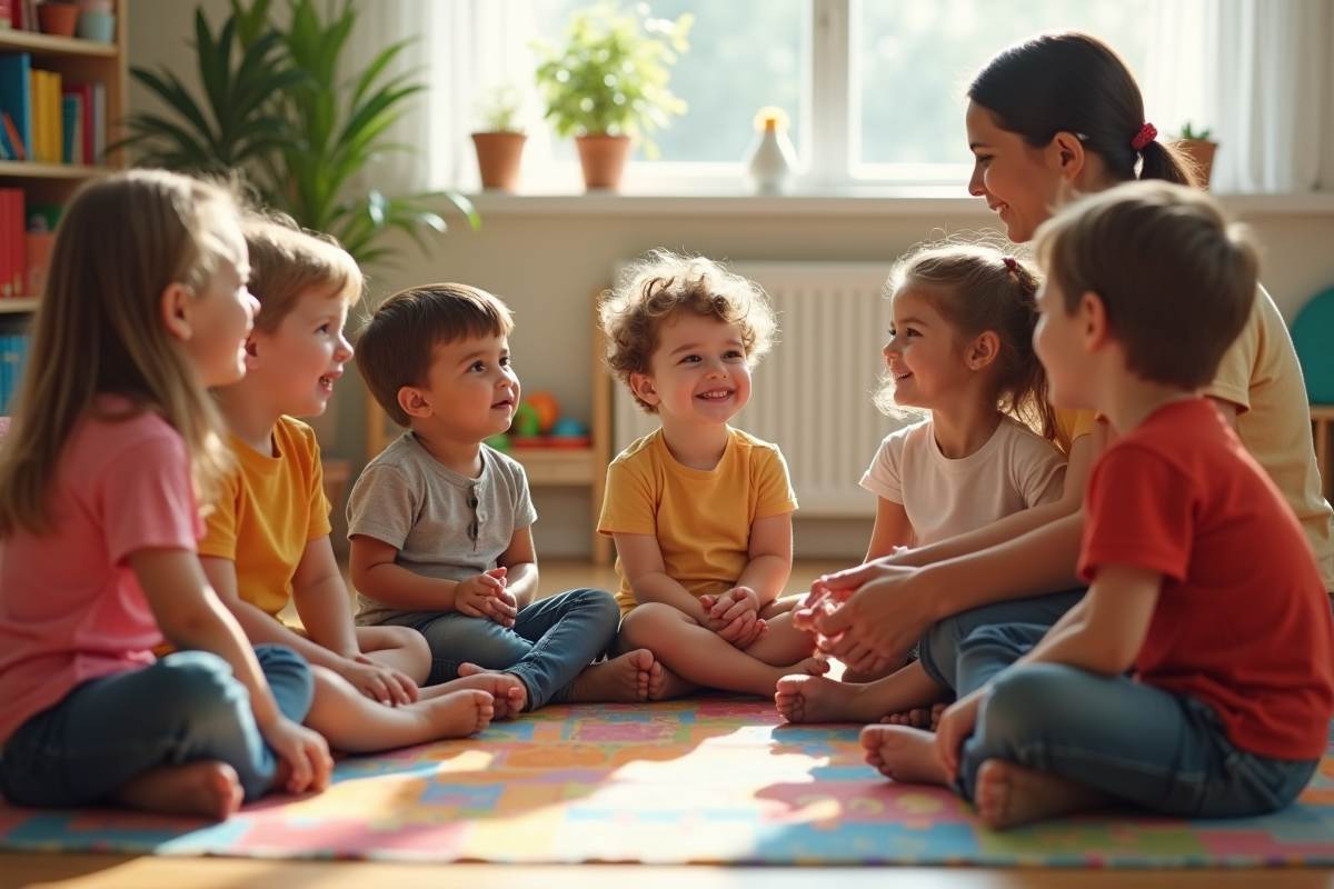 enfants heureux